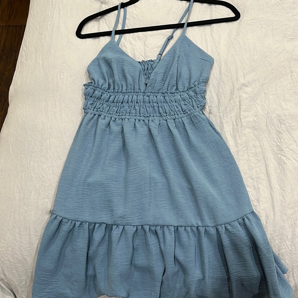 This is a pretty blue summer dress from inspired hearts.